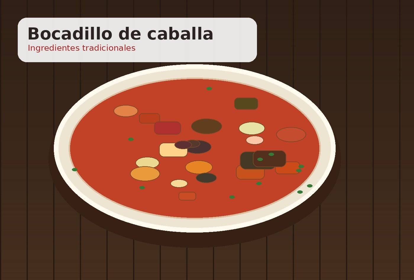 Ingredientes para Bocadillo de caballa