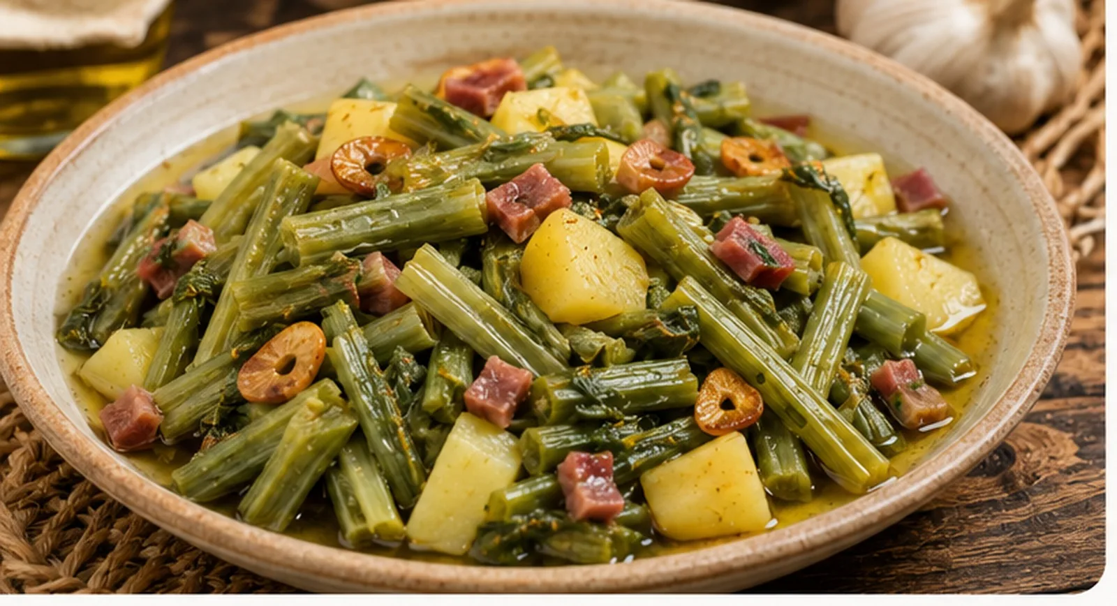 Borrajas con patatas