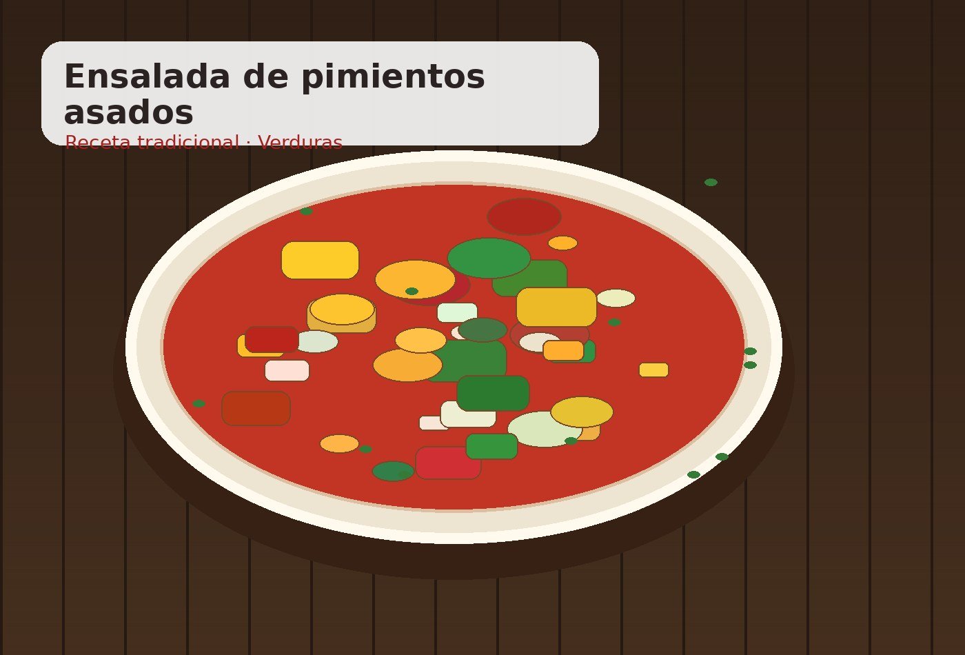 Ensalada de pimientos asados