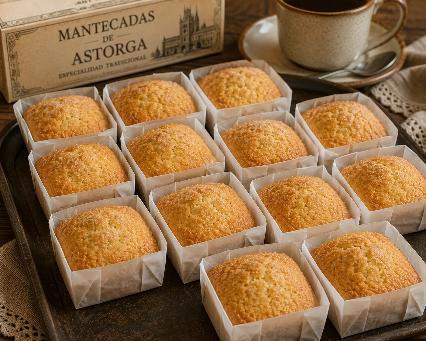Mantecadas de Astorga terminado