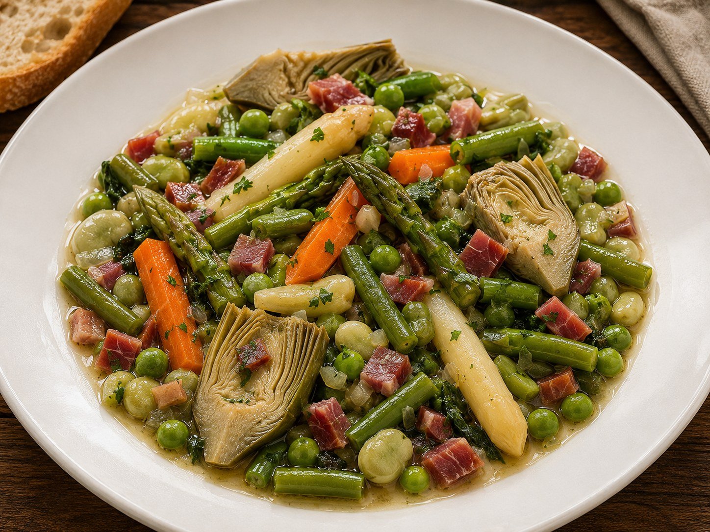 Menestra de verduras a la riojana