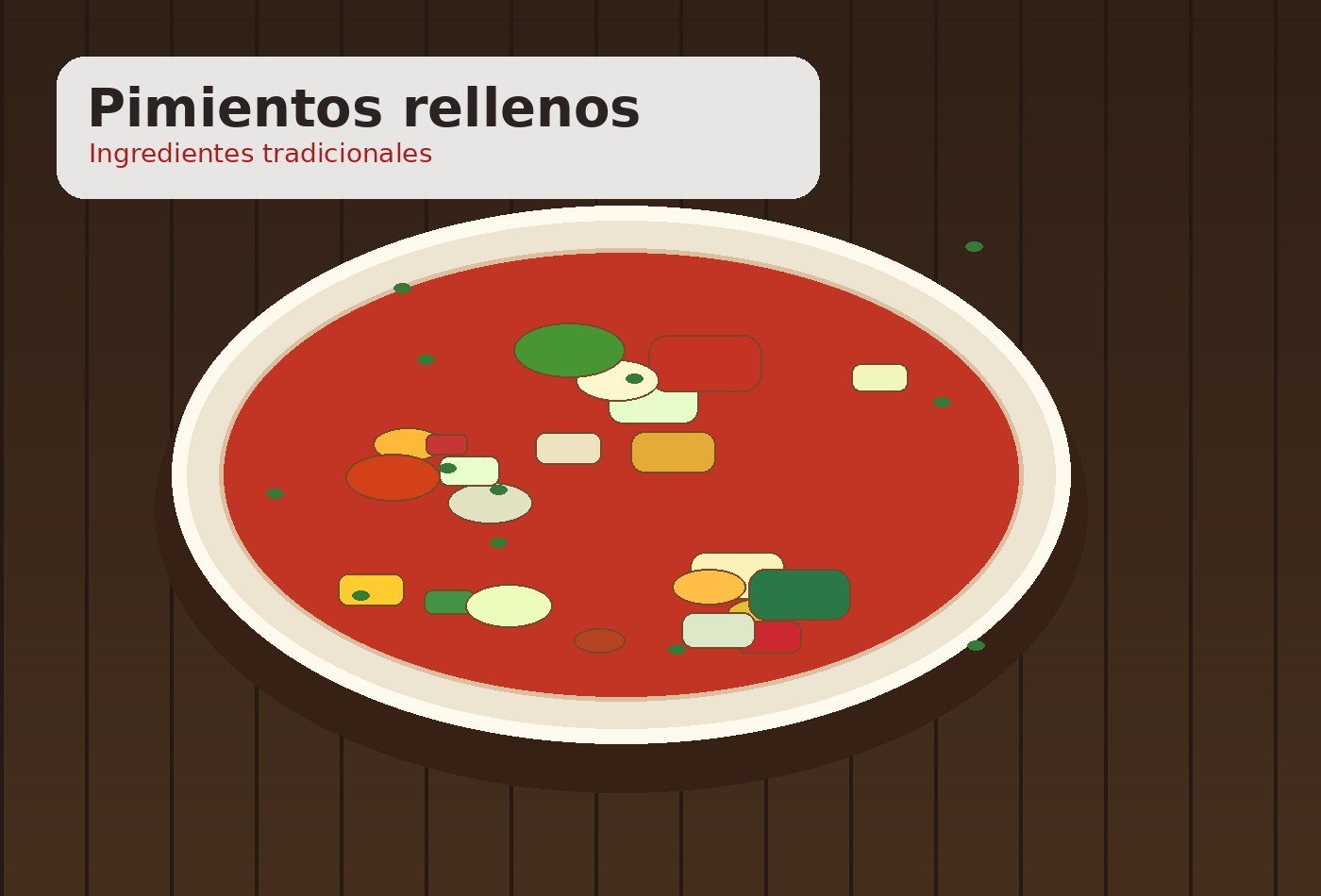 Ingredientes para Pimientos rellenos